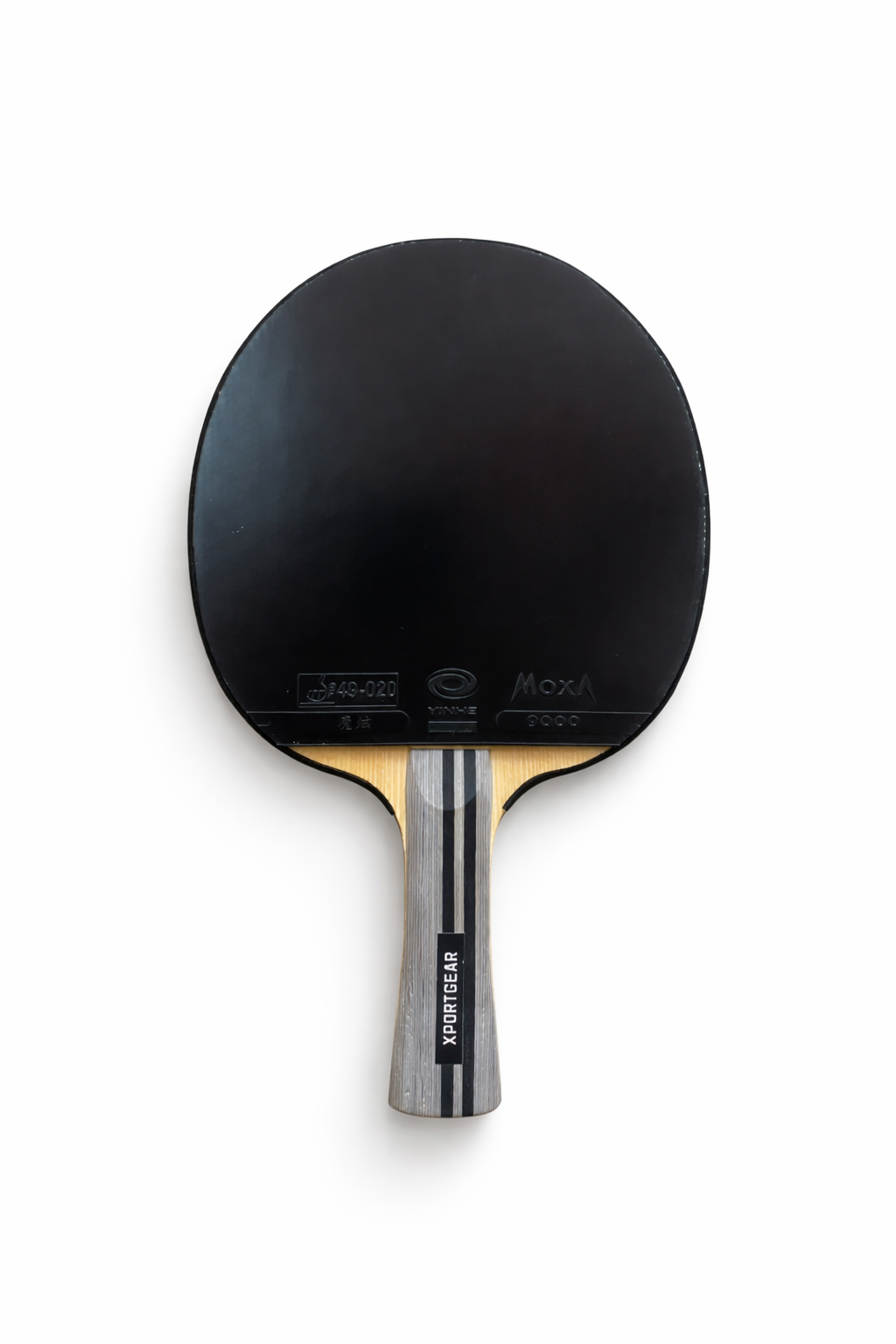 Xportgear Table Tennis Racket Paired with Yinhe Rubbers | Pro Setup | Power Spin Control | Professionally Glued | ITTF Approved. All Wood Blade with Yinhe Rubbers. Cover Included.