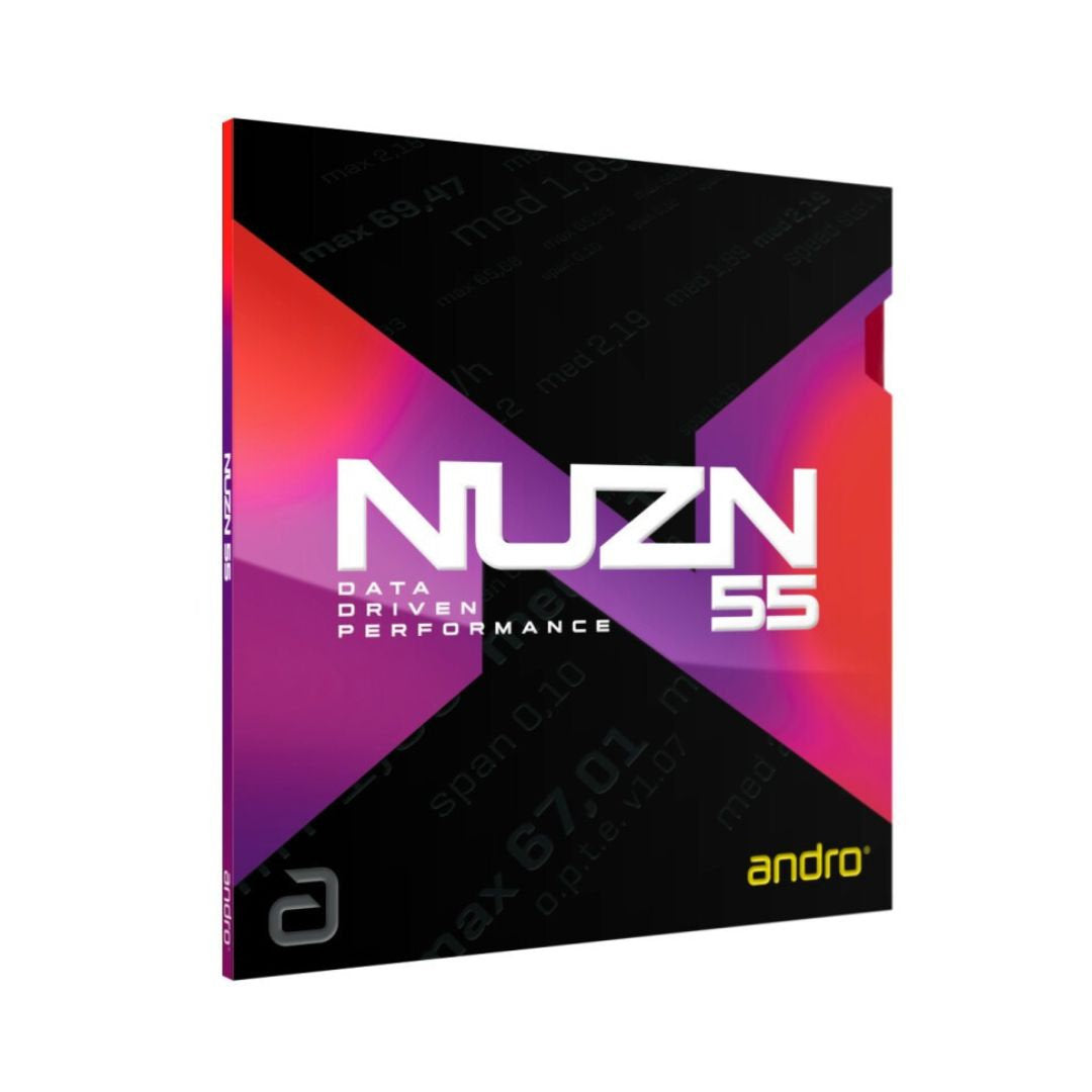 Andro NUZN 55 Table Tennis Rubber – High Spin Offensive Rubber