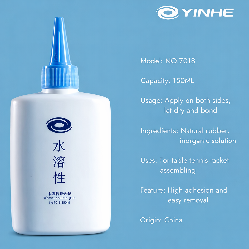 Yinhe 150 ml Table Tennis Glue – Strong, Safe Rubber Pasting Adhesive