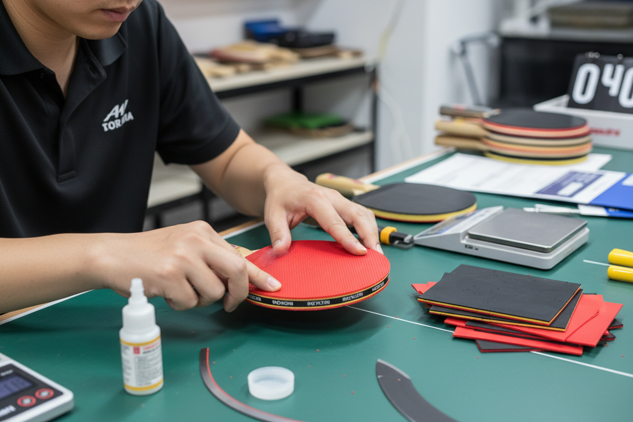 Assembly Service for table tennis racket